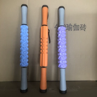 厂家销售EVA健身按摩棒肌肉放松按摩器齿轮款泡沫轴瑜伽棒便携