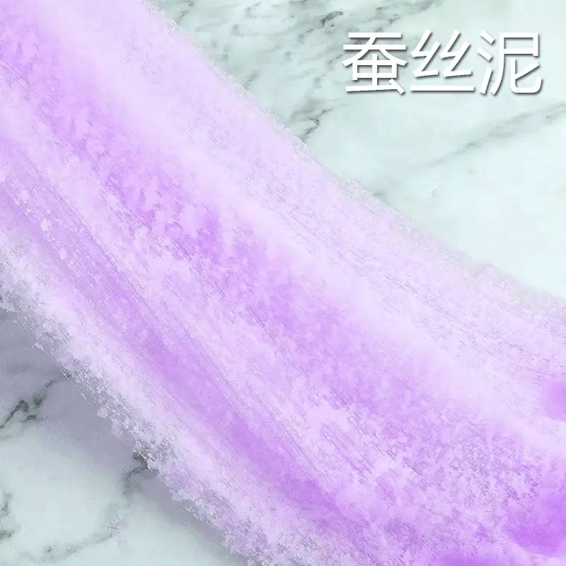 跨境热卖爆款史莱姆雪花泥拉丝泥slime千丝泥彩泥新款千丝泥软陶
