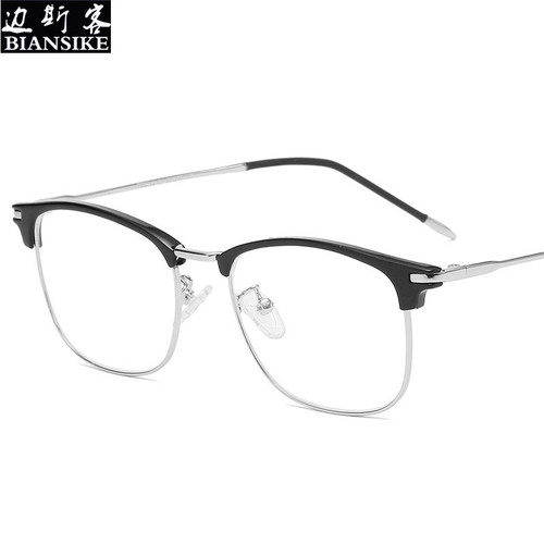 Retro TR90 glasses frame, fashionable anti-blue light glasses, eyebrow frame for men and women, F2713 myopia glasses frame