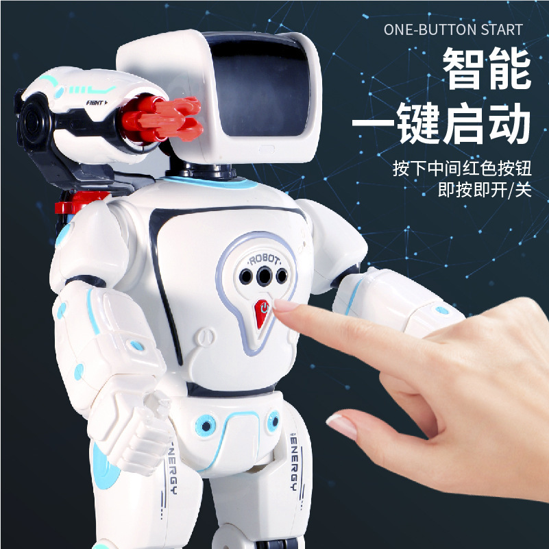 Transfronteriza popular control remoto inducción diálogo inteligente pregunta interactiva y respuesta robot niños programación educativa ciencia Juguetes