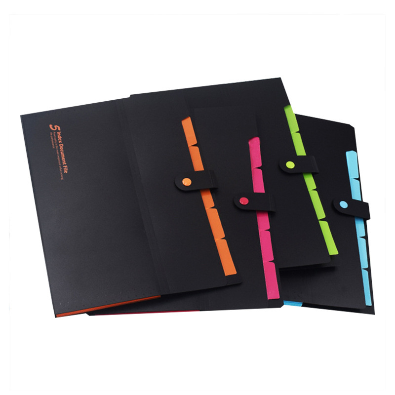 Bolsa de órgano de plástico A4 bolsa de órgano de múltiples capas Carpeta de inserción de negocios bolsa de archivo de múltiples funciones bolsa de archivo PP en stock