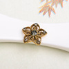 Metal golden diamond from pearl, hair accessory, wholesale