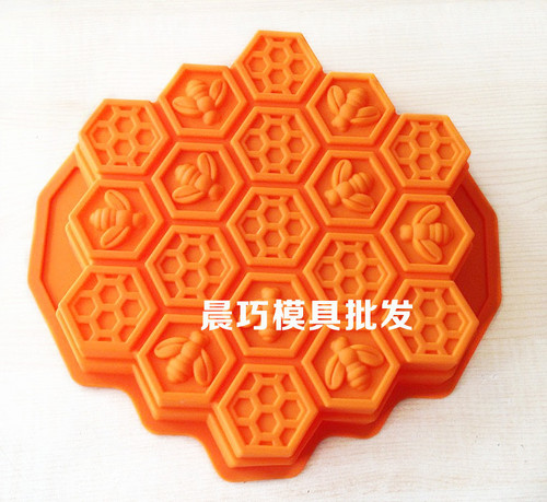 9 inch honeycomb mold large and small honeycomb silicone cake mold Honeycomb high temperature resistant