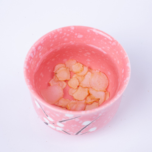 Ginseng slices from Changbai Mountain, sun-dried ginseng, ginseng slice, ginseng slice, ginseng lozenge, ginseng wine ingredient, ginseng slice