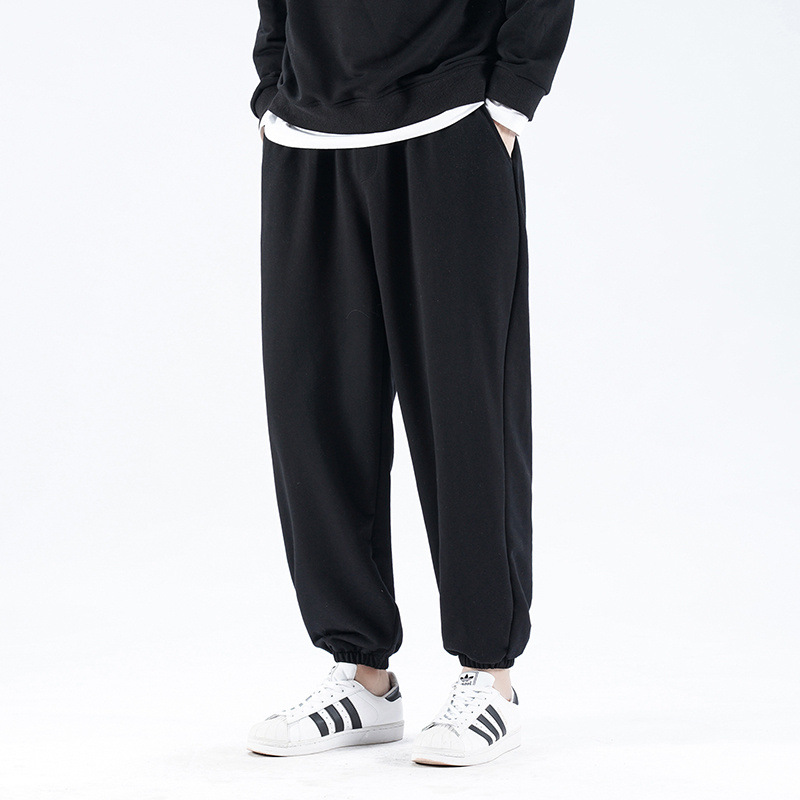 605 черная штанина в весенне-осеннем стиле