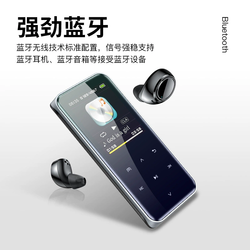 Фабрика m22 recordingwater Bluetooth MP3 плеер портативный сенсорная кнопка e-book TF карта MP3player