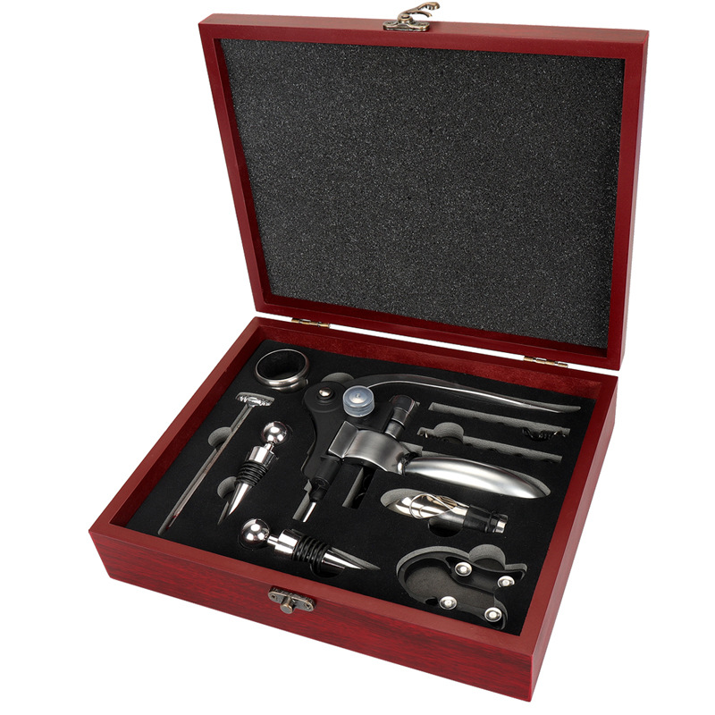 Venta caliente transfronteriza conejo cabeza botella abridor vino Vino conjunto caja de regalo traje de alta calidad botella de vino abridor
