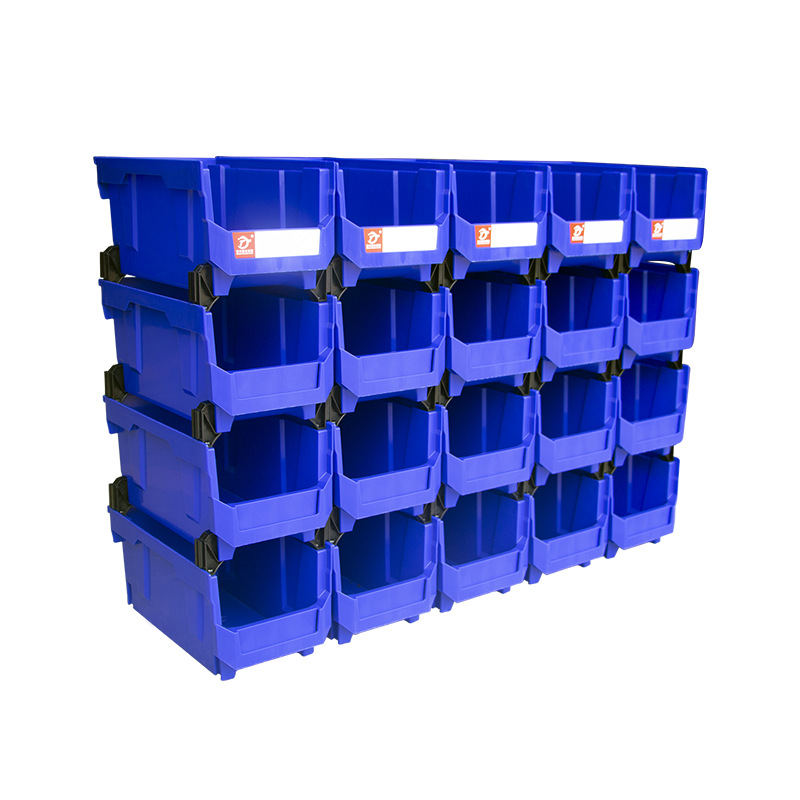 Caja de almacenamiento apilable caja de piezas de ensamblaje caja de material combinado caja de elemento caja de herramientas de almacenamiento caja de plástico estante