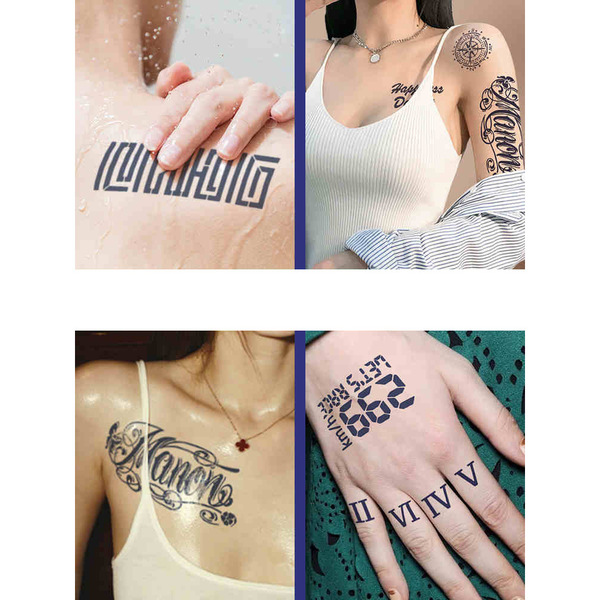 herbal retroreflective tattoo stickers