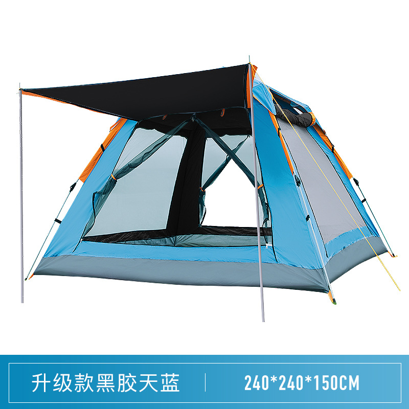 해외직구 텐트 텐트용품 텐트타프  // 옵션: 업그레이드된 비닐 블루 - 싱글 텐트