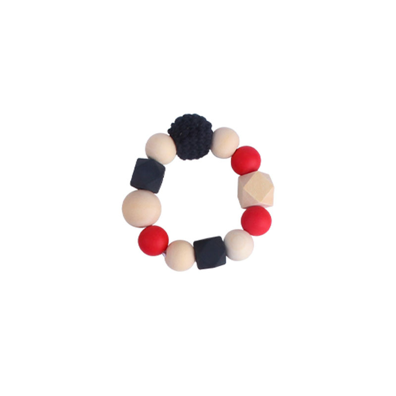 DIY sonajero de cinco puntas estrella juguete cuna cochecito coche colgando accesorios bebé chupete cadena mordedor juego molar