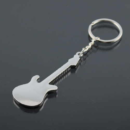 Wholesale Manufacturer of Guitar Keychain Accessories Creative Advertising Promotional Gift Event Gift Guitar Keychain