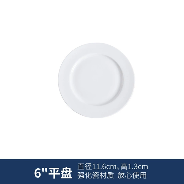 6 -inch flat disk (without pattern)
