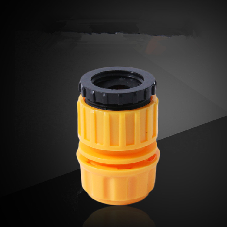 ABS水管水龙头4分内牙塑料标准接 锁管式土黄色塑料内牙接头