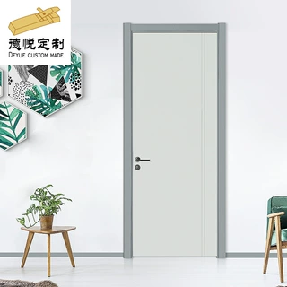 现代简约室内隔音门房间卧室门实木复合烤漆套装门