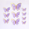 Factory direct selling INS wind decorative iron gold cashier round brand butterfly birthday cake account