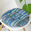 Factory wholesale rough cloth round cotton -linen style cushion round meditation chair cushion Japanese -style futon cushion