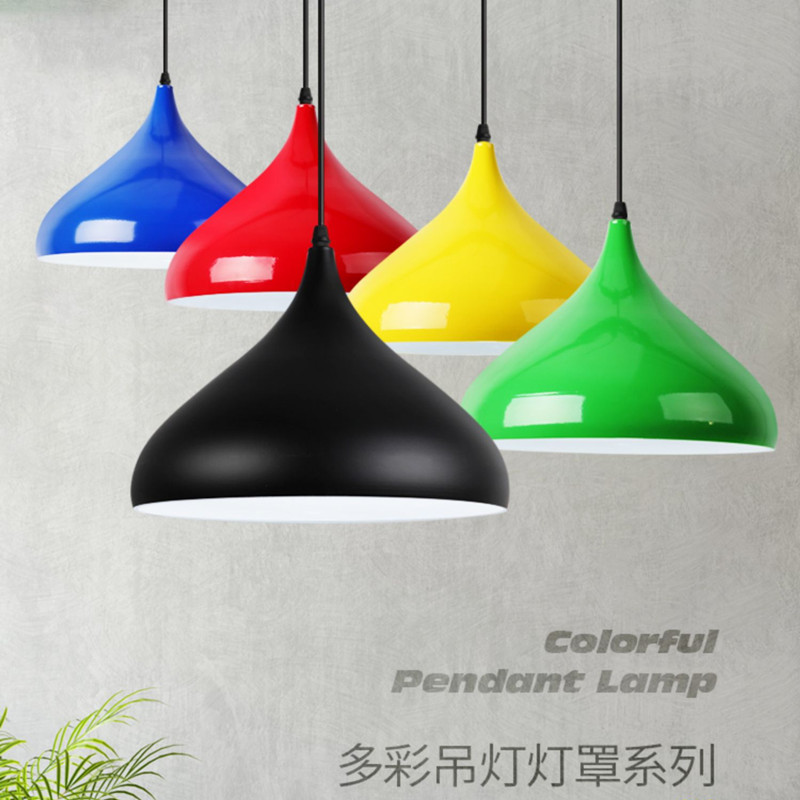 Modern Minimalist Shop Commercial Creative Restaurant Chandelier Single-Head Industrial Style Bar Milk Tea Shop Barber Shop Lampshade