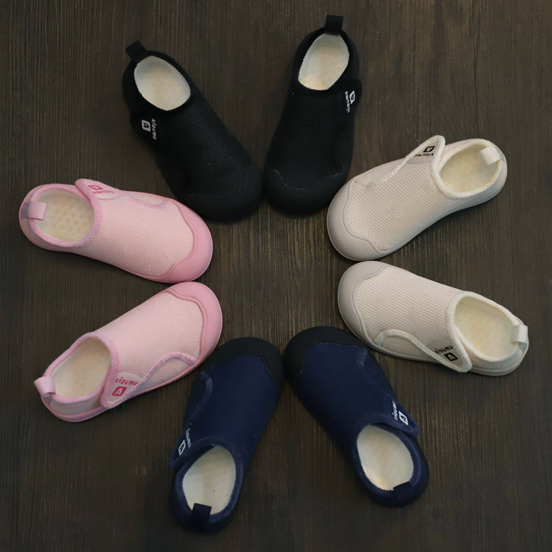 Домашняя обувь Зимняя детская хлопковая обувь 2021, новая детская обувь, хлопковая обувь для девочек, детская обувь, обувь для малышей с мягкой подошвой