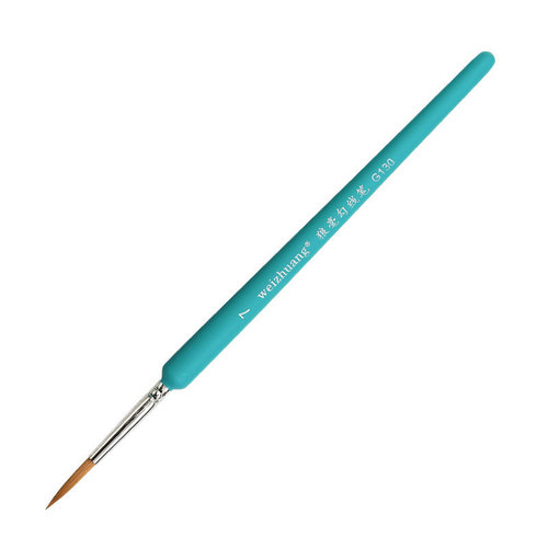 Wèizhuāng New G130 Wolf Hair Brush Watercolor Soft Hair Oil Painting Ultra Fine Extremely Fine Hand Drawing Pen Line Outlining Edge Brush