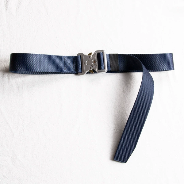 3.8cm Navy Blue [Silver Buckle]