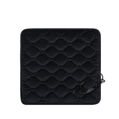 New Down Square Cushion Multi-function pad - black-cigarette-lighter-12v