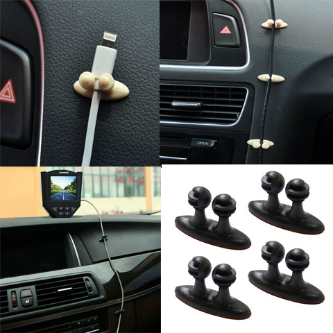 Автомобильная намотка кабель фиксирующая Пряжка компьютерный кабель для передачи данных фиксирующий Зажим кабель зажим костюм аксессуары для салона автомобиля 8 шт.