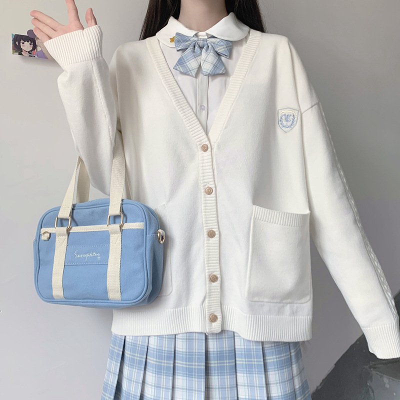 Yan Mu Xi Sui Yin University Original jk Uniform Cardigan Sweater Twist Knitwear Autumn Women's New Yan Mu Xi Sui Yin University Original jk Uniform Cardigan Sweater Twist Knitwear Autumn Women's New