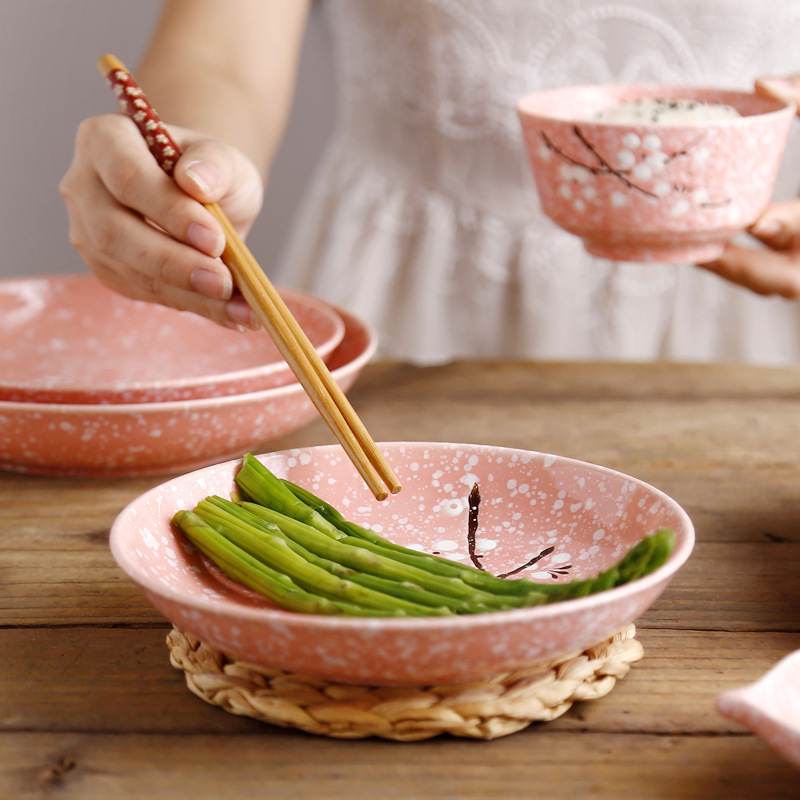 8 Inch Deep Plate Noodle Plate Soup Plate Vegetable Plate Fruit Dish Disc Creative Household Japanese-style Ceramic Tableware Free Shipping 8 Inch Deep Plate Noodle Plate Soup Plate Vegetable Plate Fruit Dish Disc Creative Household Japanese-style Ceramic Tableware Free Shipping