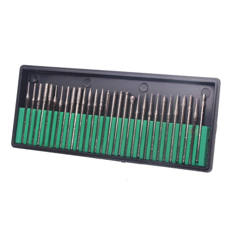 Juego de 30 cabezales de diamante para manicura, para eliminar piel muerta, herramienta eléctrica de pulido, máquina de pulido para remover uñas, Di Mei. image 5