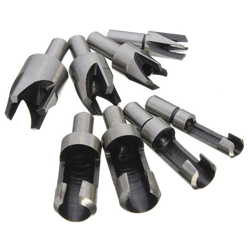 8-piece set of carbon steel drill bits/woodworking drill bits/claw dowel bits carbon steel cork cutter wholesale