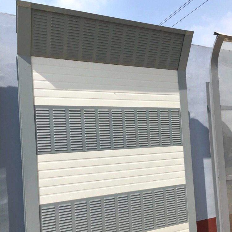 厂家直销高速公路声屏障高架桥金属声屏障小区透明隔音板