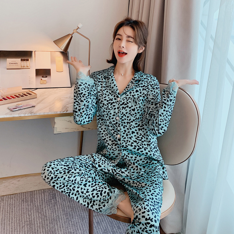 블루 레오파드 무늬