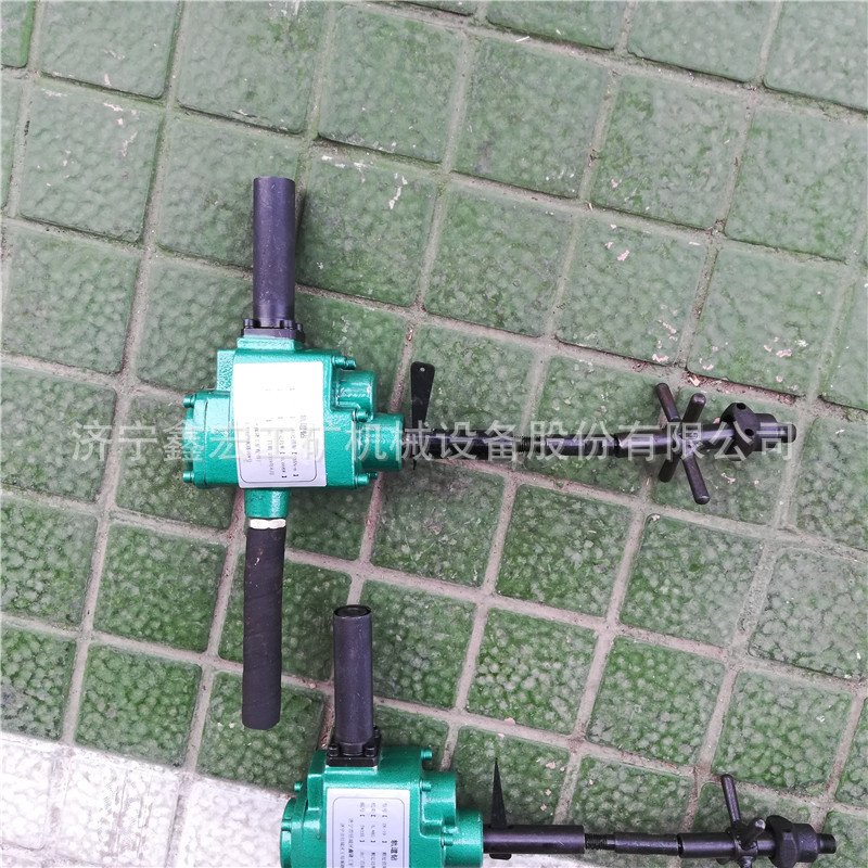 手持式小型风钻 ZK19风动轨道钻 便携式钢轨风动钻孔机