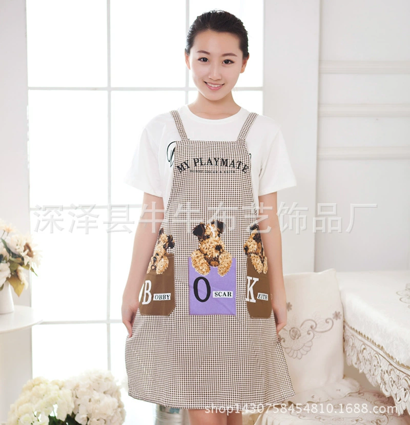 Apron, Korean suspenders sleevless, increased thickness, wholesale