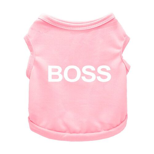 宠物服饰 狗狗衣服 “大老板”小型犬泰迪宠物背心批发 夏款