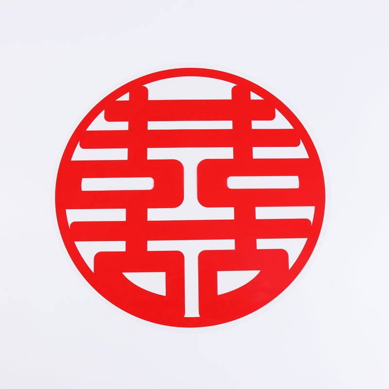 Suministros festivos de Boda boda coche pegatinas de boda accesorios de habitación de boda suministros de boda festivos al por mayor