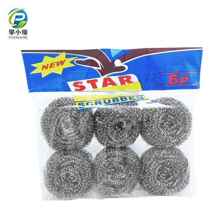 Stainless Steel Wire Kitchen Dishwashing Brush for Rust Removal, Household Cleaning Brush, Pot Scrubber, Cookware Accessories