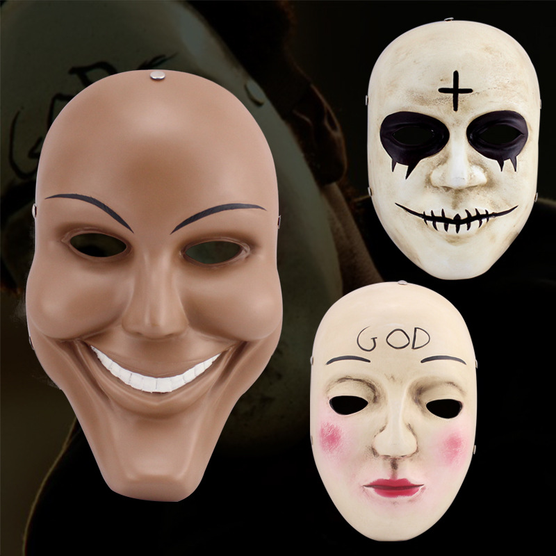 Collection Edition Human Clear Plan GOD Horror Mask Smile Face Cross…