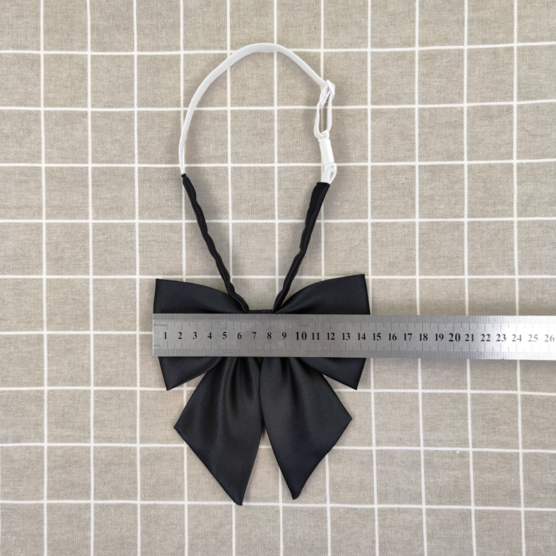 4-Color japonés pajarita collar flor bowknot traje de marinero color sólido gran tamaño gigante pluma raíz uniforme accesorios Decoración