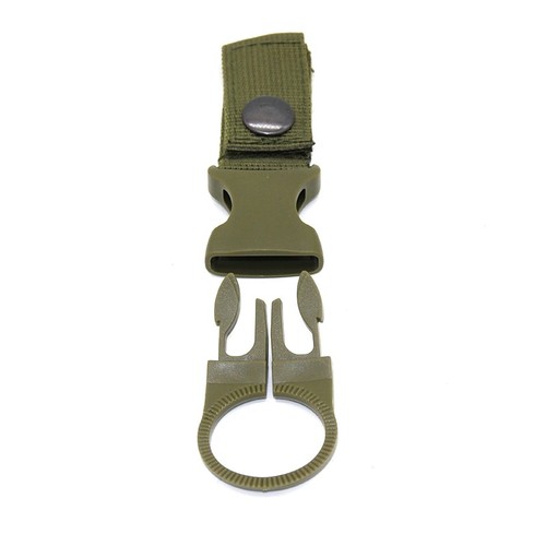 EDC outdoor water bottle buckle mineral water hook belt webbing tactical equipment backpack accessories beverage water bottle buckle
