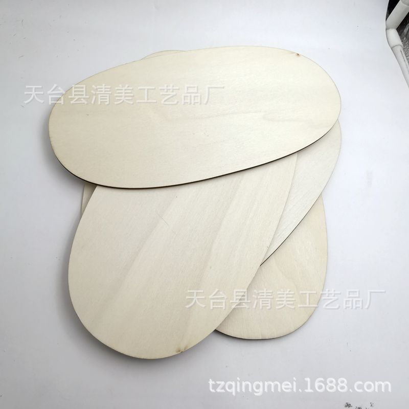 Colgante de madera ovalado de 14*27cm, pieza de madera, pieza de madera ovalada, pieza de madera decorativa de bricolaje, colgante de pieza de madera 10 piezas en un paquete