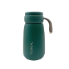 Japanese handheld matte thermos with glass, cute small sophisticated cup