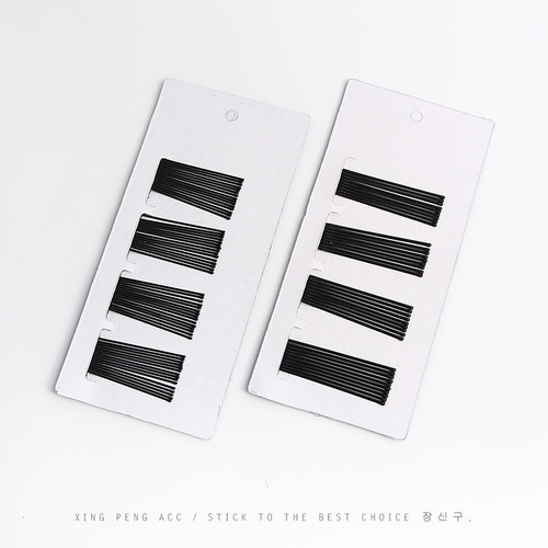 Korean black clip hair accessories headband steel wire one-word clip small hair clip fine hair clip hair small clip side clip top clip