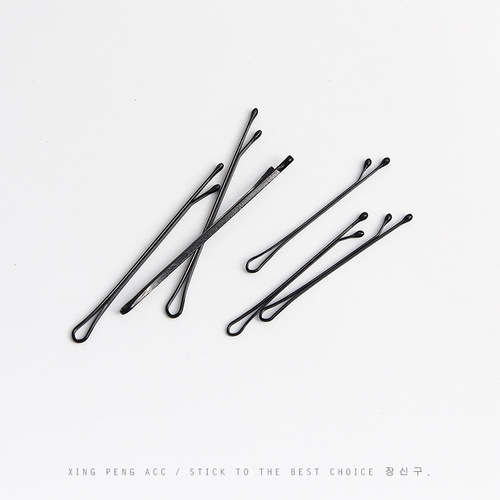 Korean black clip hair accessories headband steel wire one-word clip small hair clip fine hair clip hair small clip side clip top clip