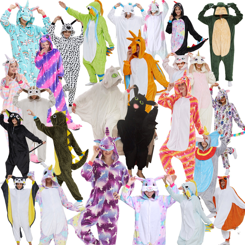 flannel cartoon pijama for men and women