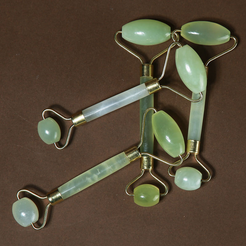 Hongxing fábrica Jade masajeador rodillo de belleza facial ojo cuello masaje palo Xiuyu belleza envase rodillo
