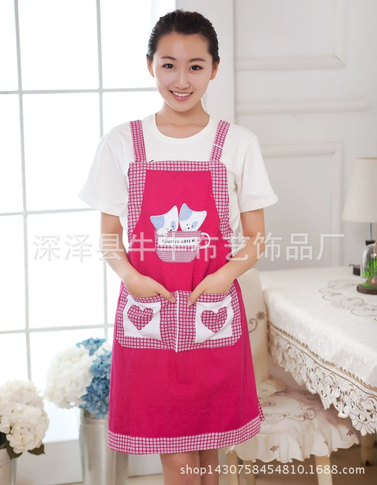 Apron, Korean suspenders sleevless, increased thickness, wholesale