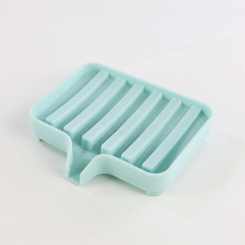 Directo de fábrica creativo caja de jabón de plástico de drenaje de jabón baño estante de baño bandeja de jabón de desviación