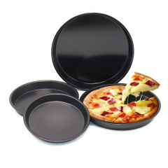 現物は焙煎用ピザ焼き皿家庭用炭素鋼ピザ皿diy円形pizza焙煎金型をつけない